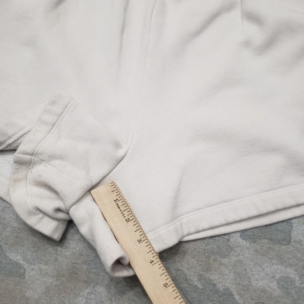 Abercrombie & Fitch Sweat Shorts Womens XL Beige Drawstring Casual